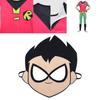Anime Teen Titan Robin Kostüm für Jungen Perfekter Superhelden-Cosplay-Jumpsuit**