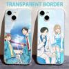 Blue Box Anime Cute Phone Case For iPhone17,16,15,14,13,12,11 Plus,Pro Max Soft Transparent Cover