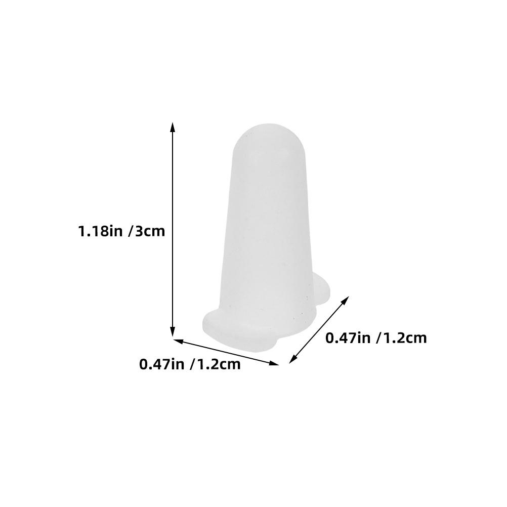 4Pcs Small Piping Tip Protectors Silicone Cover for Cake Decorating Nozzles Reusable Freshness Keeper Easy Storage and Efficient