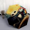 Jack Skellington Themed Automatic Opening and Closing Umbrella, Brightly Colored 8-rib Portable Umbrella, Suitable for Men and Women, A Perfect Gift f