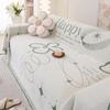 Chenille Sofa Towel Four Seasons Universal All-Inclusive Sofa Cover Dust Cover Living Room Straight Row Sofa One Piece Large Cover Cloth