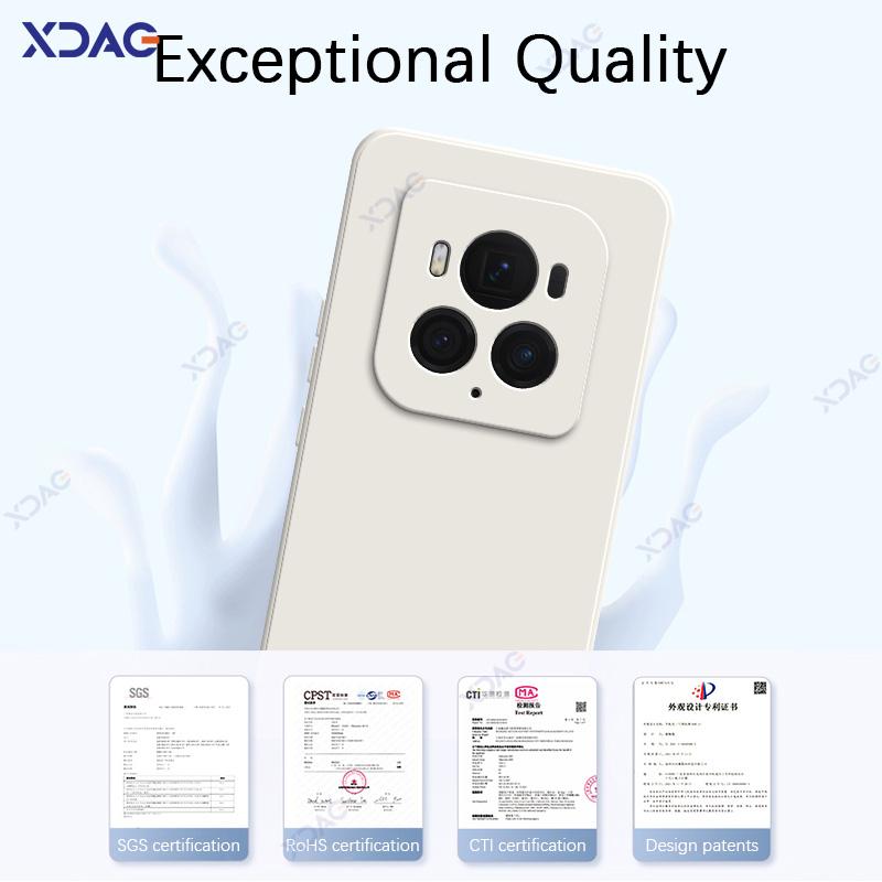 Luxury Double Liner Cover Cases for Honor Magic6 Magic 6 Pro Ultimate 6Pro 6Ultimate 5G Square Liquid Silicone Phone Armor Coque