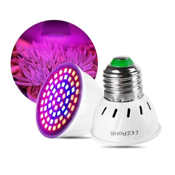 1/2Pcs Professional E27 LED Grow Light Bulb Strong Electrical Conductivity Planting Tools Professional Grow Light Bulb for Indoor