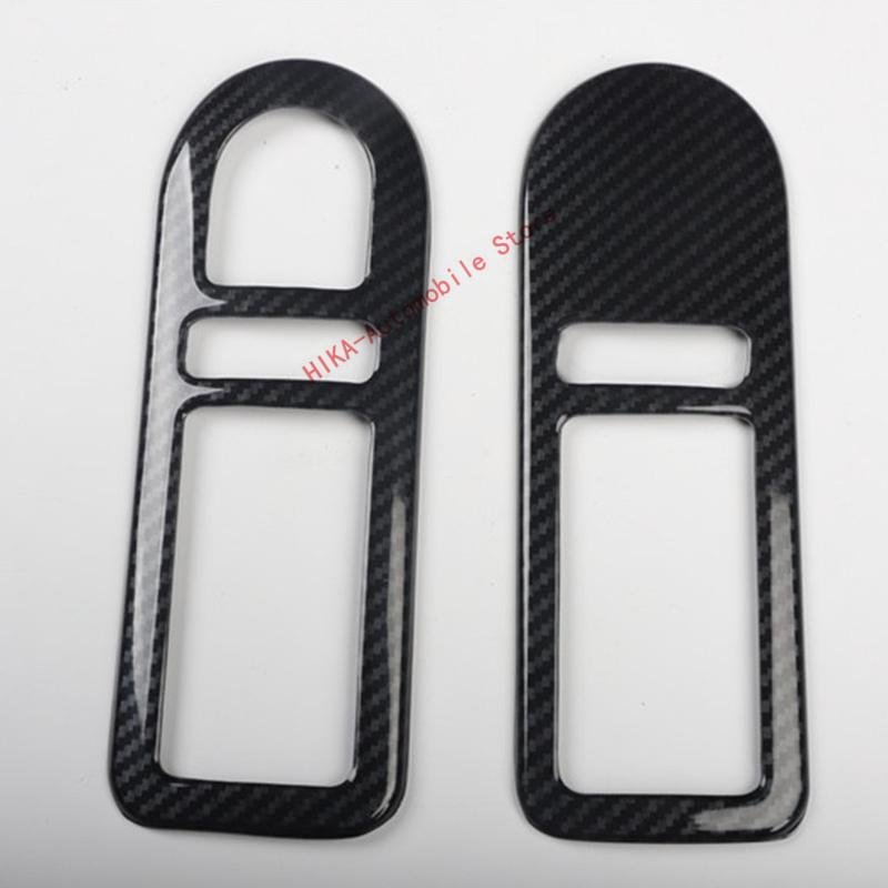 For volkswagen VW beetle 2003-2010 black carbon fiber Interior handle bowl protector switch ide trim cover 2005 2009 2006