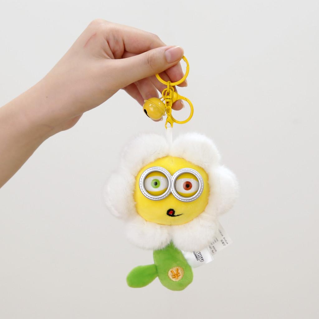 Despicable Me Keychain Cartoon Flower Girl Backpack Decorative Figure Pendant