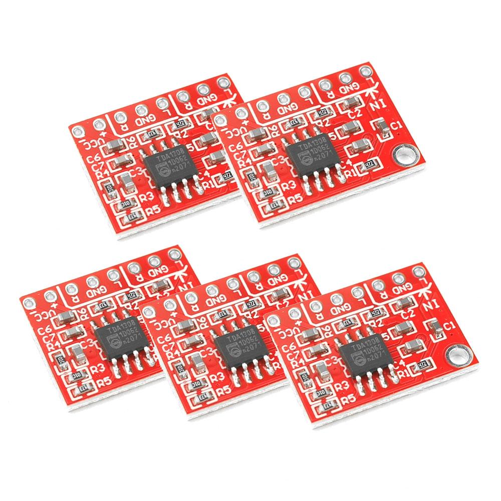 Mini TDA1308 Kopfhörer-Leistungsverstärkerplatine Modul Audio-Vorverstärker 3V-6V Klasse A Klasse B Stereoklangplatine Niedrigleistungs-Verstärker