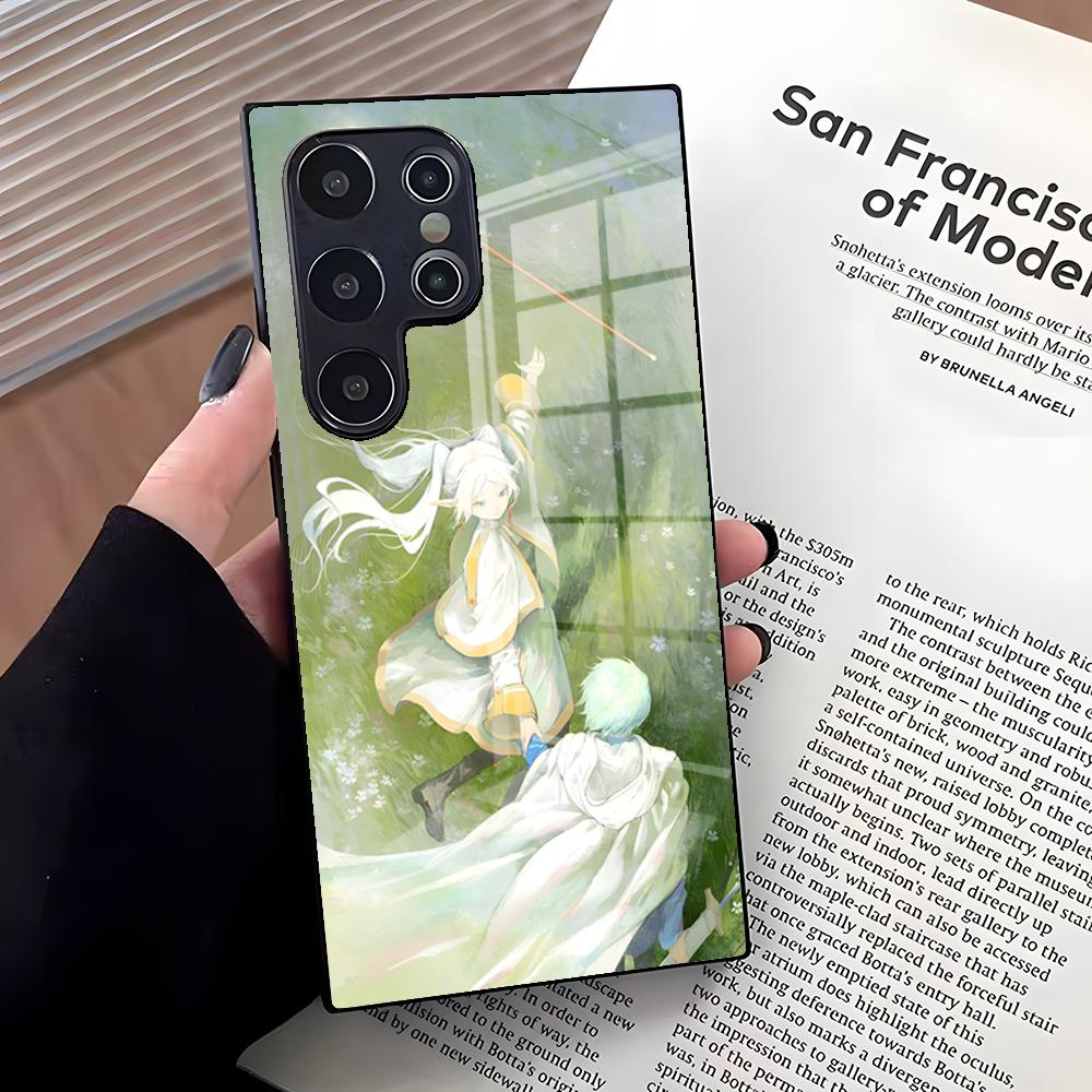 Hot Japan Anime Comics Frieren Phone Case For Samsung S26 Ultra S25 Edge Ultra S23 S22 S21 S20 Ultra Plus S24 Fe A25 Glass Cove