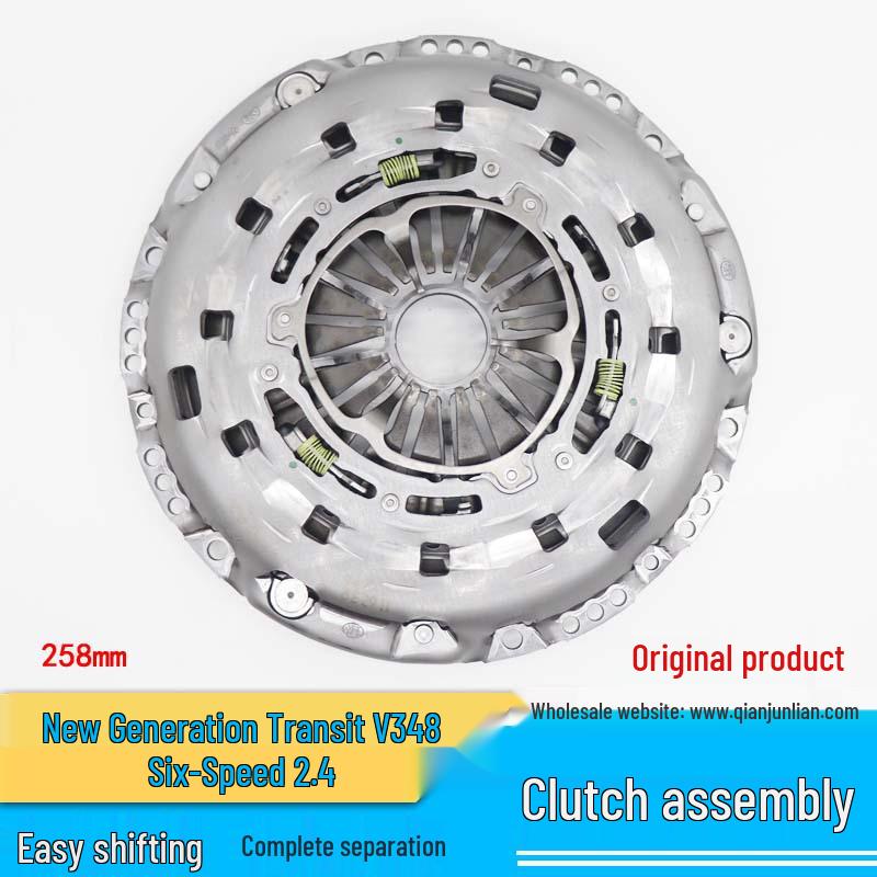 Ford Transit V348 Clutch Kit: 6-Speed 2.4L Pressure Plate, Disc, and Release Bearing.