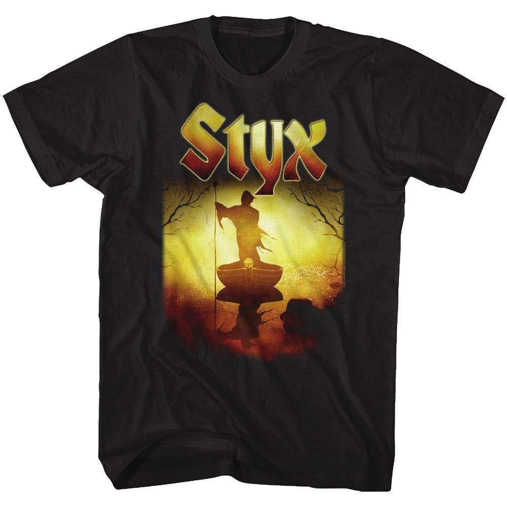 STYX Music T-Shirt Creepy Ferry New Official in SM5XL Black Cotton Renegade Unisex T-Shirt XL