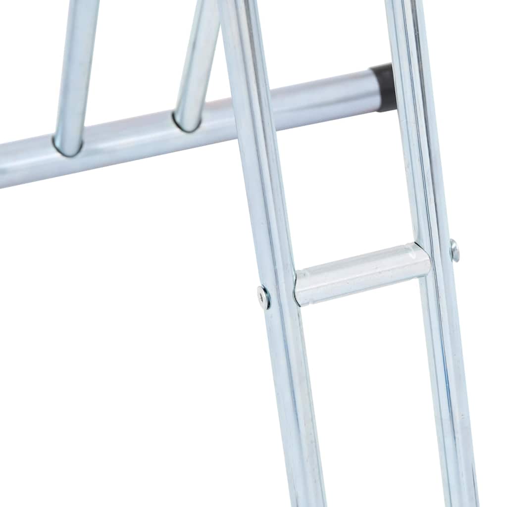 Vidaxl Stand For 1 Bicycle, Freestanding, Galvanized Steel