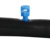 100Pcs Refraction Nozzle Garden Greenhouse Drip Irrigation Water Pipe Sprinkler Threaded Barbed Atomized Sprayer Watering Nozzle