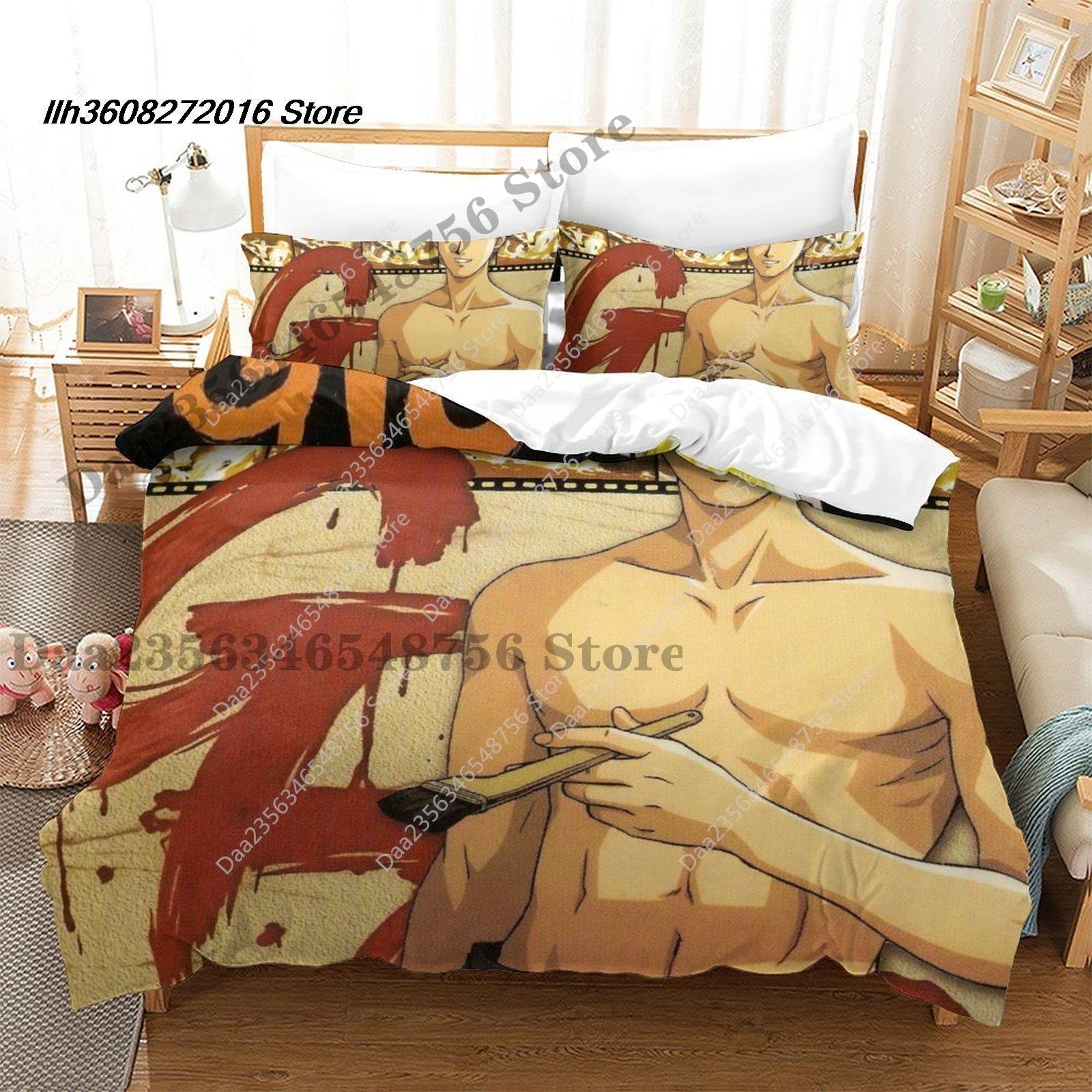

New Anime GTO Beding Set Single Twin Ful Quen King-Sized Dimensionsd Dimensions Bed Linen Set Aldult Kid Bedrom Duvetcover Sets 3D Print Kawai Bed S 100*200cm Single