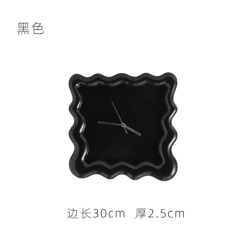 Nordic Table Clock Cream Wall Mounted Clock Dining Room Living Room Wall Hanging Decoration Morden Coffee Table Ornaments