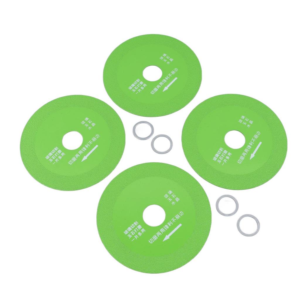 4 sztuki Szklane tarcze tnące Cienkie ostrze piły Tarcza do ceramiki Jadeit Butelka na wino Średnica 10 cm