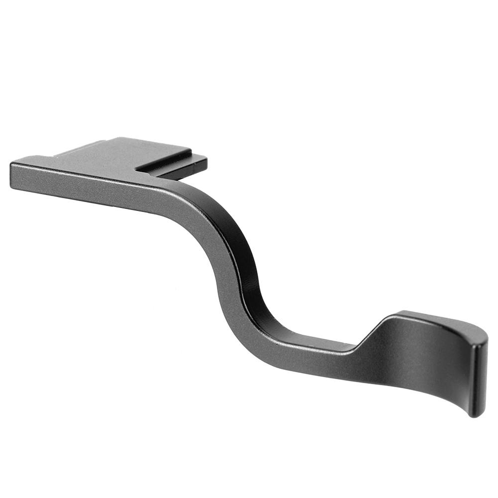 Camera Hot Shoe Finger Thumb Handle Aluminum Alloy Fit for Fuji X‑H1 Mirrorless Cameras(Black )