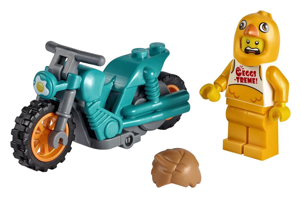 LEGO City Chicken Stunt Bike 60310 Building Kit (10 Pieces)