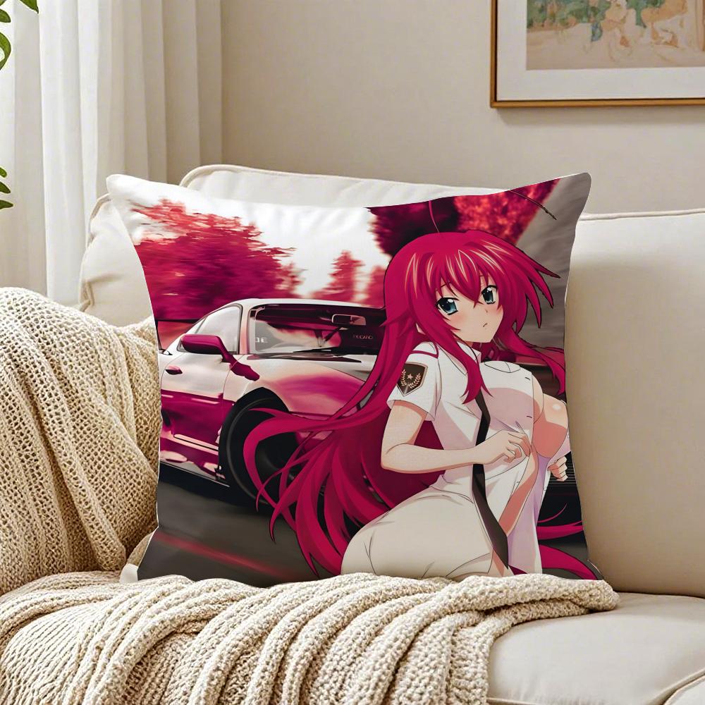 Fantasy Japanese Anime HHigh School DxD anime Cushion Cover Pillowcase Antidustmite living Room Sofa Decor Cushion Room