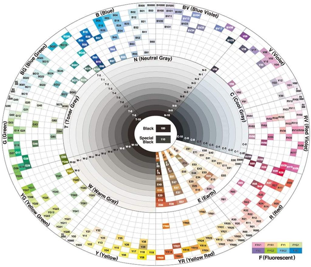 Too Copic 12 Color Set TG Set