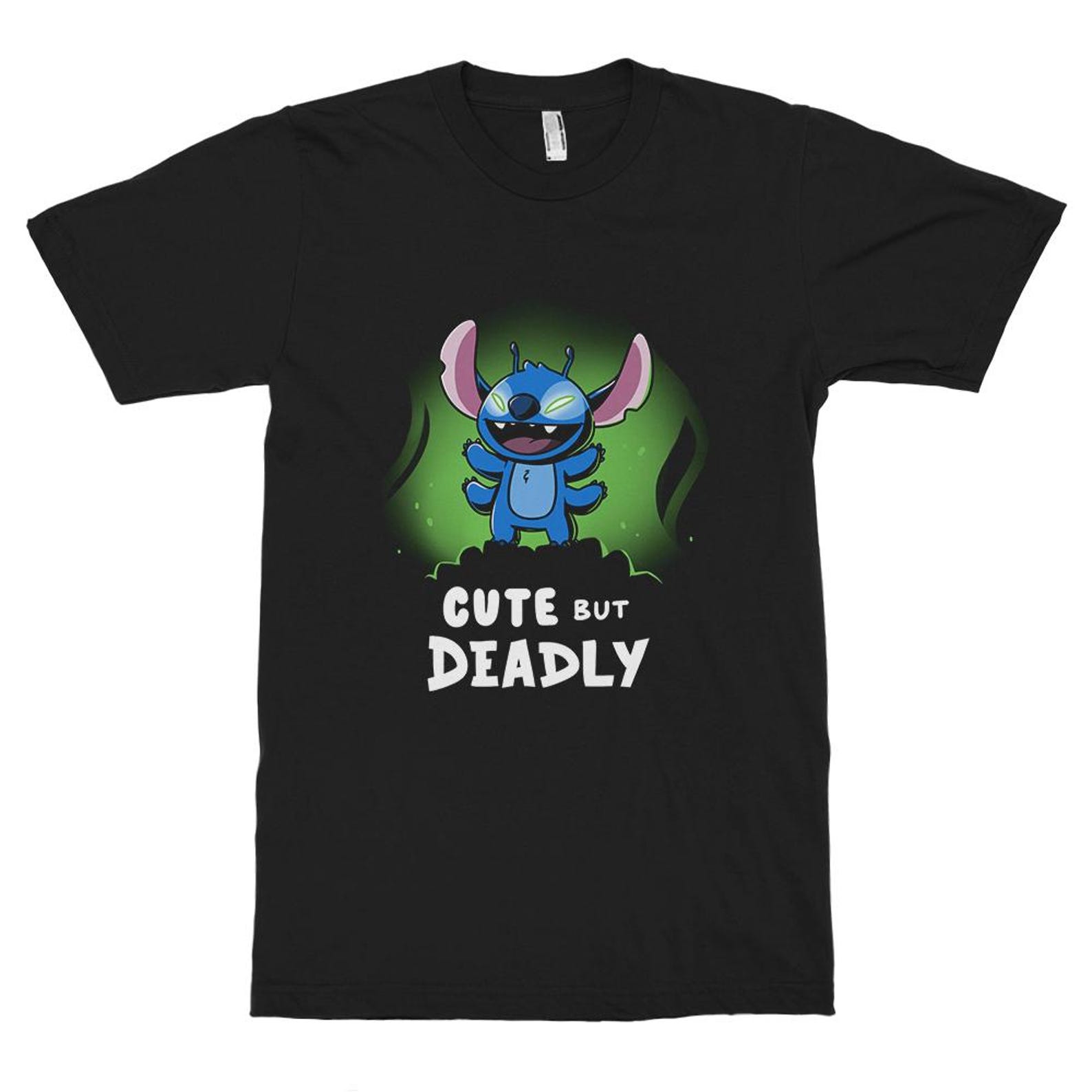 Stitch Cute but Deadly T-Shirt, Men s and Women s Sizes L