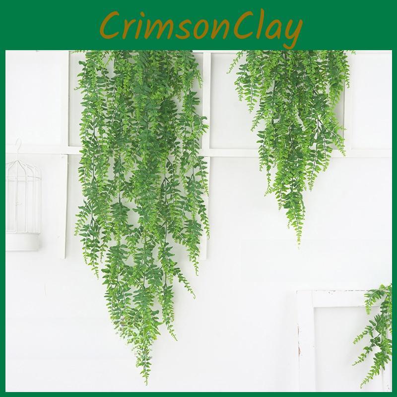Plastic Faux Grass Wall Hanging Large 122cm For Natureinspired Home And Office Decor