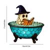 1/2pcs Halloween Ghost Bubble Bath LED Lamp Cute Ghost Night Light for Bathroom Bathtub Decor Color-Changing Mood Light