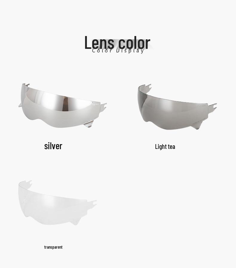 KS08 Retro Motocyklová Helma Aurora Vnitřní Čočka Příslušenství