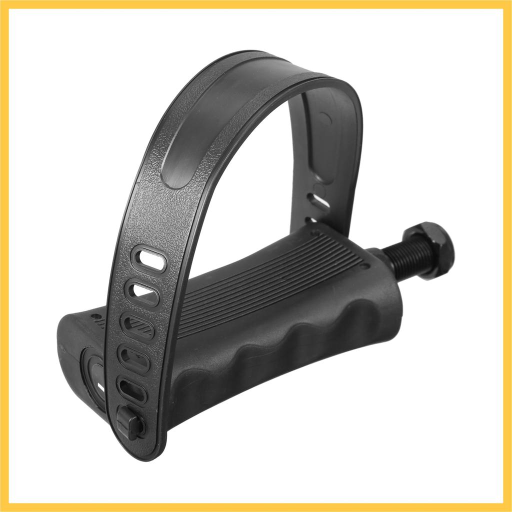 BULLSPANN 1 pár pedálů na rotoped s černými řemínky, 1/2" osa, 12,7mm osa,