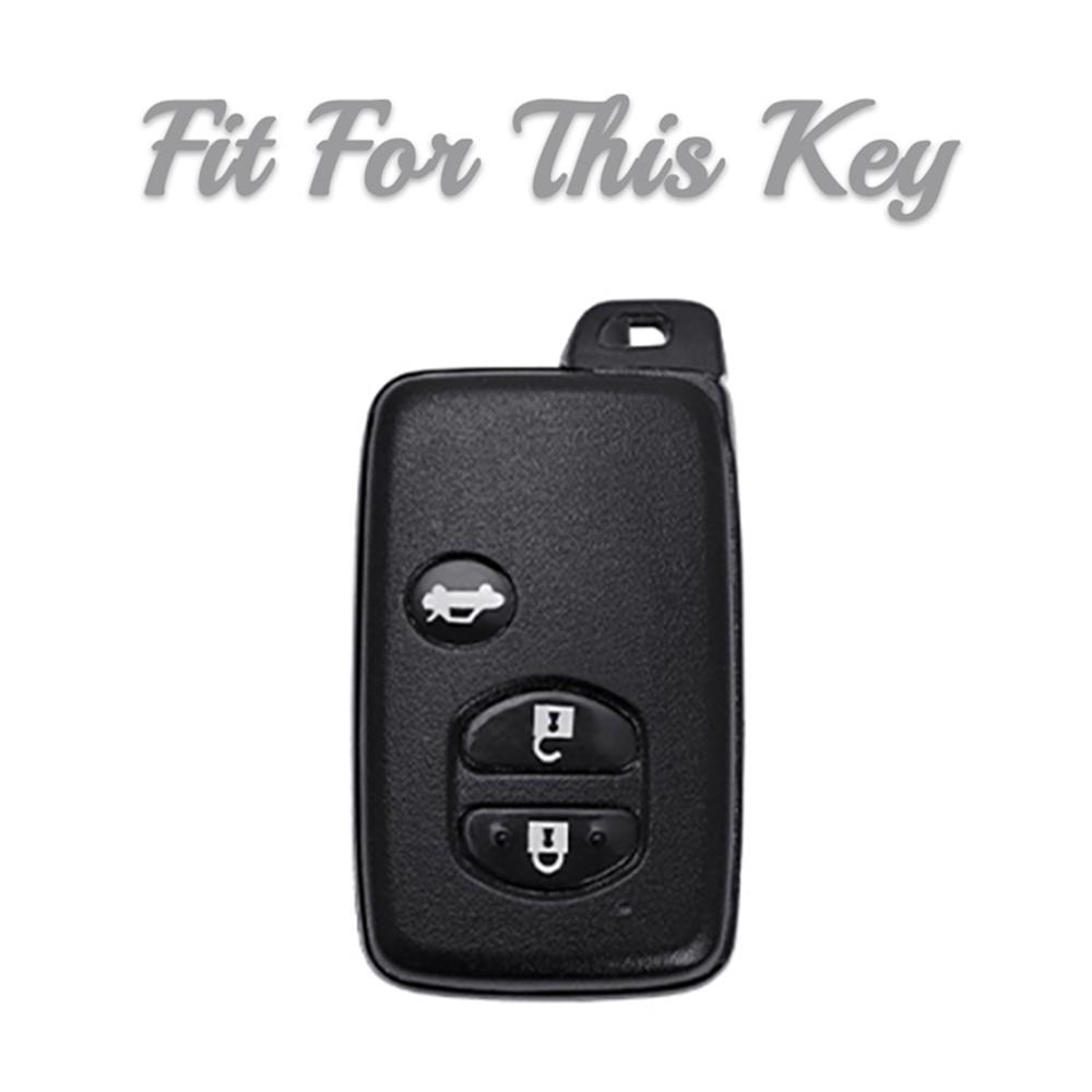 3 tlačítka TPU Kryt klíče od auta pro Toyota Camry Crown Majesta Highlander Land Cruiser Prado Kluger Mark X Subaru Foreste XV Protector