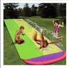 Water Slide for Kids Outdoor Inflatable PVC Double Water Slide Summer Splash Pad Single Lane Water Slide Play Mat