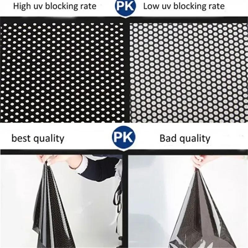 1 Pair Sun Block Film Anti-UV Car Static Sunshade Stickers Glass Window Film Sun Insulation Sunscreen Sunroof Solar Cur