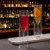 Shatter-Resistant Champagne Glasses Double Wall Bubble Wine Cup Bar Tool Glass Drink Cup  Weddings