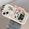 Applicable To Apple 14promax Mobile Phone Case IPhone 13 Cute Bamboo Panda 12mini Silicone Soft Shell Anti-fall
