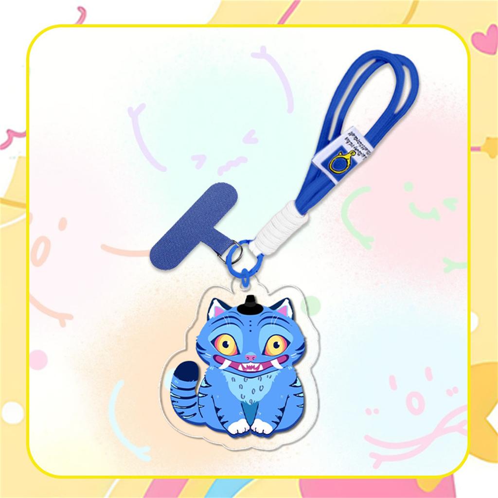 Peripheral Acrylic Pendant Mobile Phone Clip Wrist Strap DIY Gift