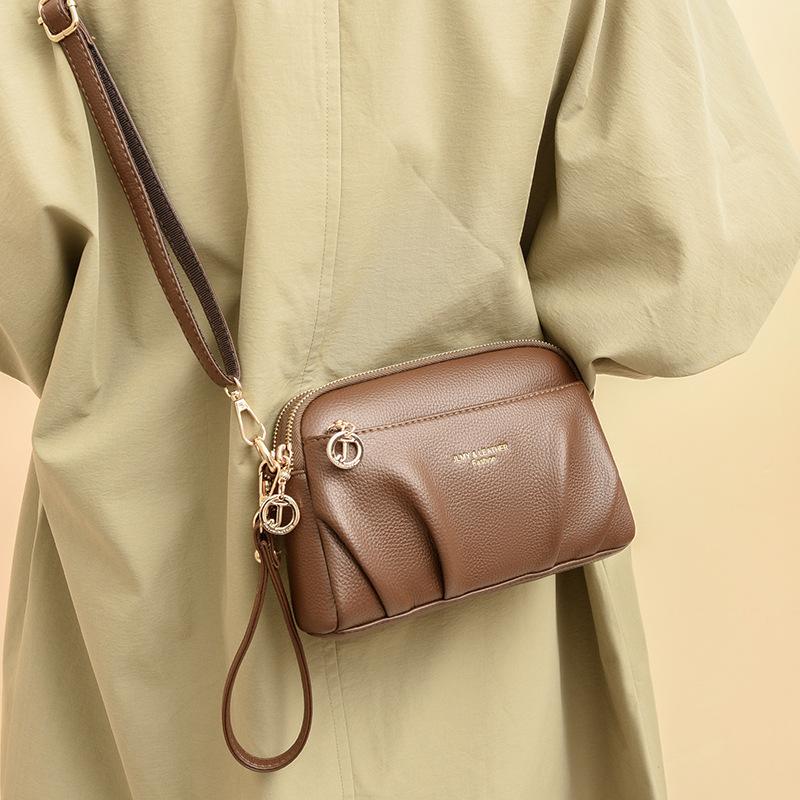 Small Square-shaped, Niche-designed Mobile Phone Bag for Commuting, Cross-body Bag