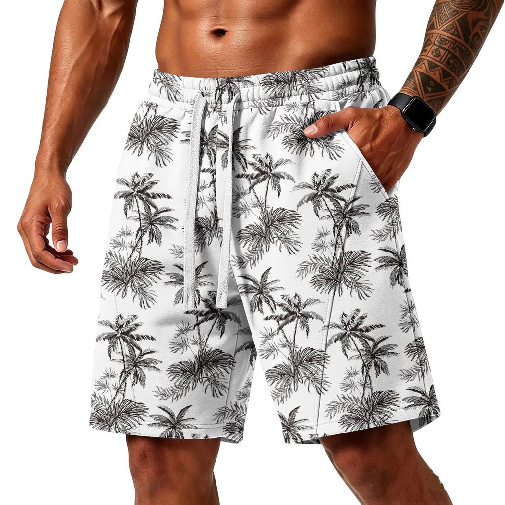 Men's Air Layer Loose Fit Shorts with Pockets for Sports Training Gym Casual Wear Beach Use Drawstring Waistband