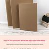 Slim Kraft Paper Notebooks - A4/A5 Lined & Blank, B5 Grid, for Students