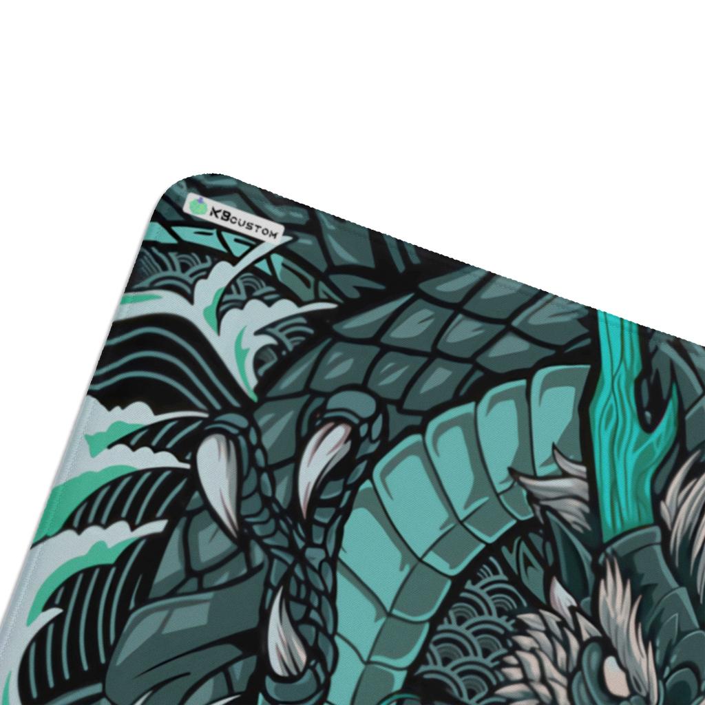 DUŻA PODKŁADKA MATA POD MYSZKĘ MYSZ 120x60cm XXXL KBcustom Biurko Dragon 49