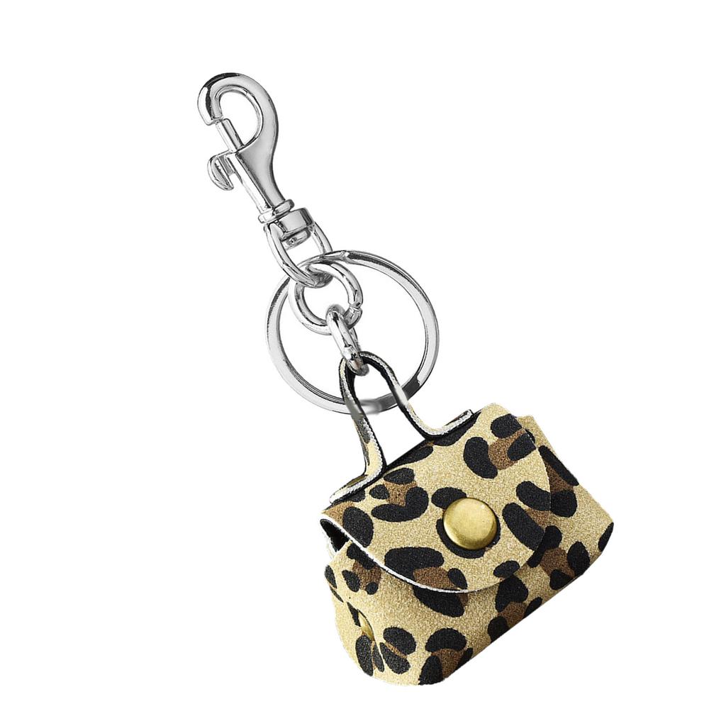 Portable Coin Holder And Keychain Combo Crafted From Premium PU Leather Ideal For Students Commuters And Travelers