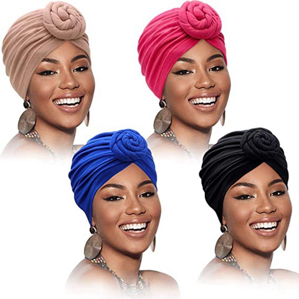 Bonnet Chemotherapy Cap Cotton Headscarf African Pattern Headwrap Women Chemo Hat Turban Caps