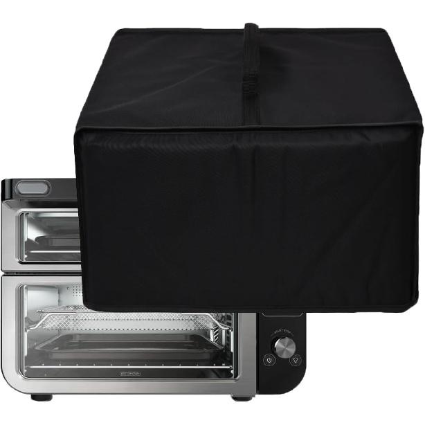 Oven Cover Heavy Duty Heat-Resistant Waterproof Nylon Fabric Oven Dust Cover Case Compatible for Ninja DCT451/ Ninja DCT402BK /Ninja DCT401 Double