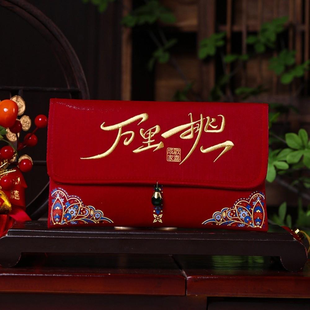 Tassel Design Brocade Red Envelope Best Wishes Money Bags  Wedding Birthday