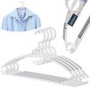 White swivel non-slip clothes hangers 4 pcs.