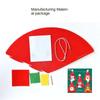 Material Pack Merry Christmas Hat Christmas Cartoon Pointed Hat  Children/Adult