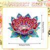 Lotus Candlestick DIY Diamond Art Desk Ornaments Diamond Painting Table Ornaments for Adult Beginner Home Office Decor