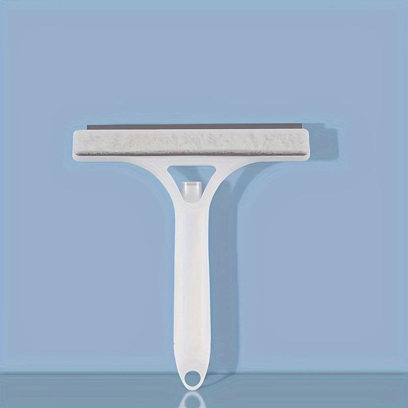 3-in-1 Multi-Purpose Glass Cleaning Tool Set with Spray Bottle - Double Sided Brush and Squeegee for Mirrors, Windows and Shower Doors