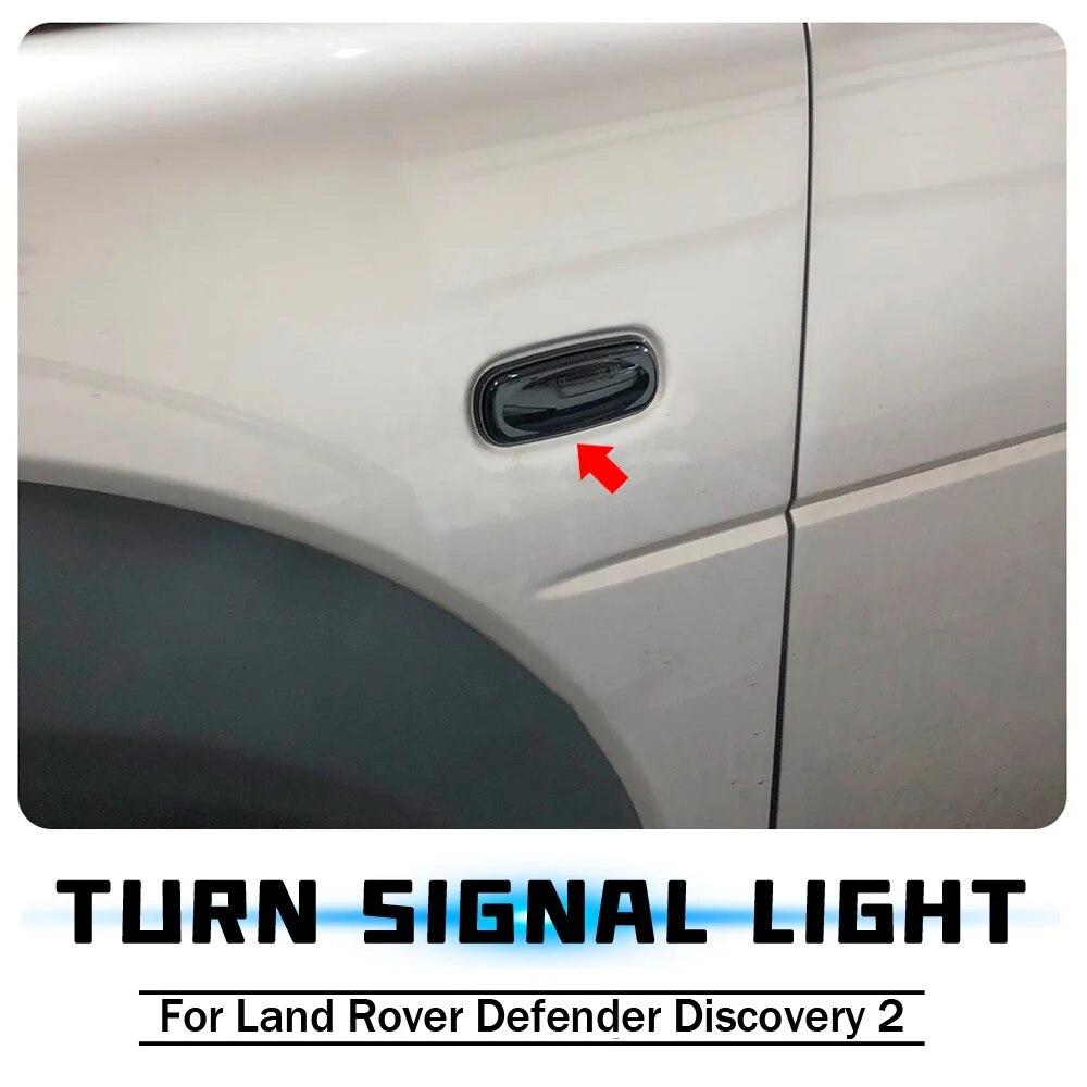 Dynamic Sequential Indicator Blinker LED Side Marker Light For Land Rover Discovery 2 1999-2004 Defender Freelander 1 2002-2005