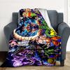 1PC Dragon Ball Heroes Outdoor Flannel Throw Blanket - HD Printed Lightweight Soft Warm All-Season Blanket for Sofa, Bed, Travel, Camping 092