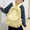 Schultasche: Modischer und vielseitiger einfarbiger Rucksack, leicht, schlicht, Rucksack für Studenten mit großem Fassungsvermögen, für Kurztrips, Pendler,