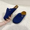 New Women Clogs Women Cork Suede Mules Slipper Classic Cork Antislip Outdoor Slippers with Arch Support Zapatos Mujer