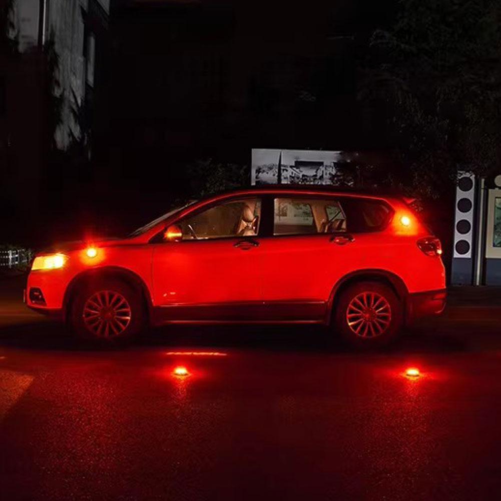 Car Emergency Light V16 Red Color Explosion Flashing Light Magnetic Induction Strobe Flashing Warning Light Safety Accessories